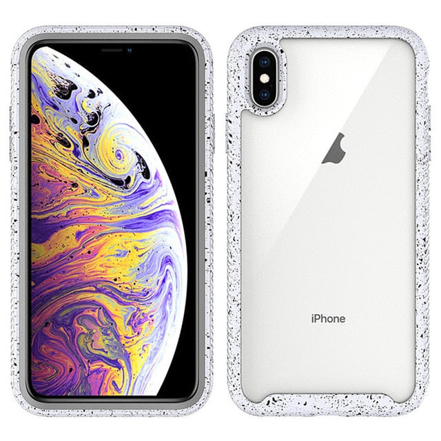 Shockproof Hybrid Armor TPU Bumper Clear Case for iPhone 11 12 Pro XS MAX XR 8 7 6S 6 Plus Anti Shock Silicon Luxury Phone Case